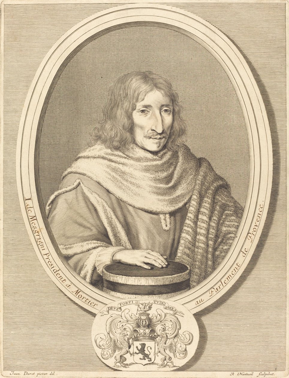 Jean de Mesgrigny de Robert Nanteuil after Jean Daret