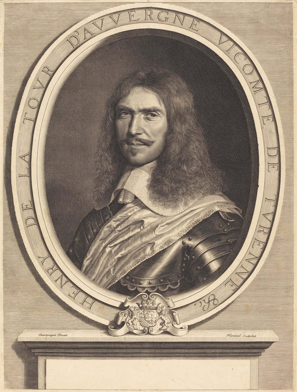 Mariscal de Turenne de Robert Nanteuil after Philippe de Champaigne