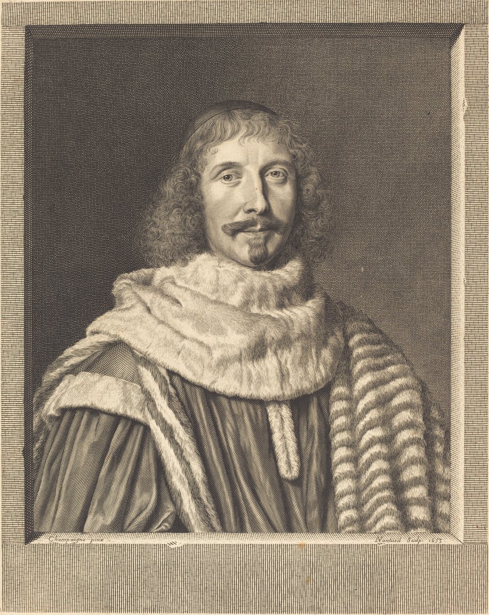 Pompone II de Bellievre de Robert Nanteuil after Philippe de Champaigne