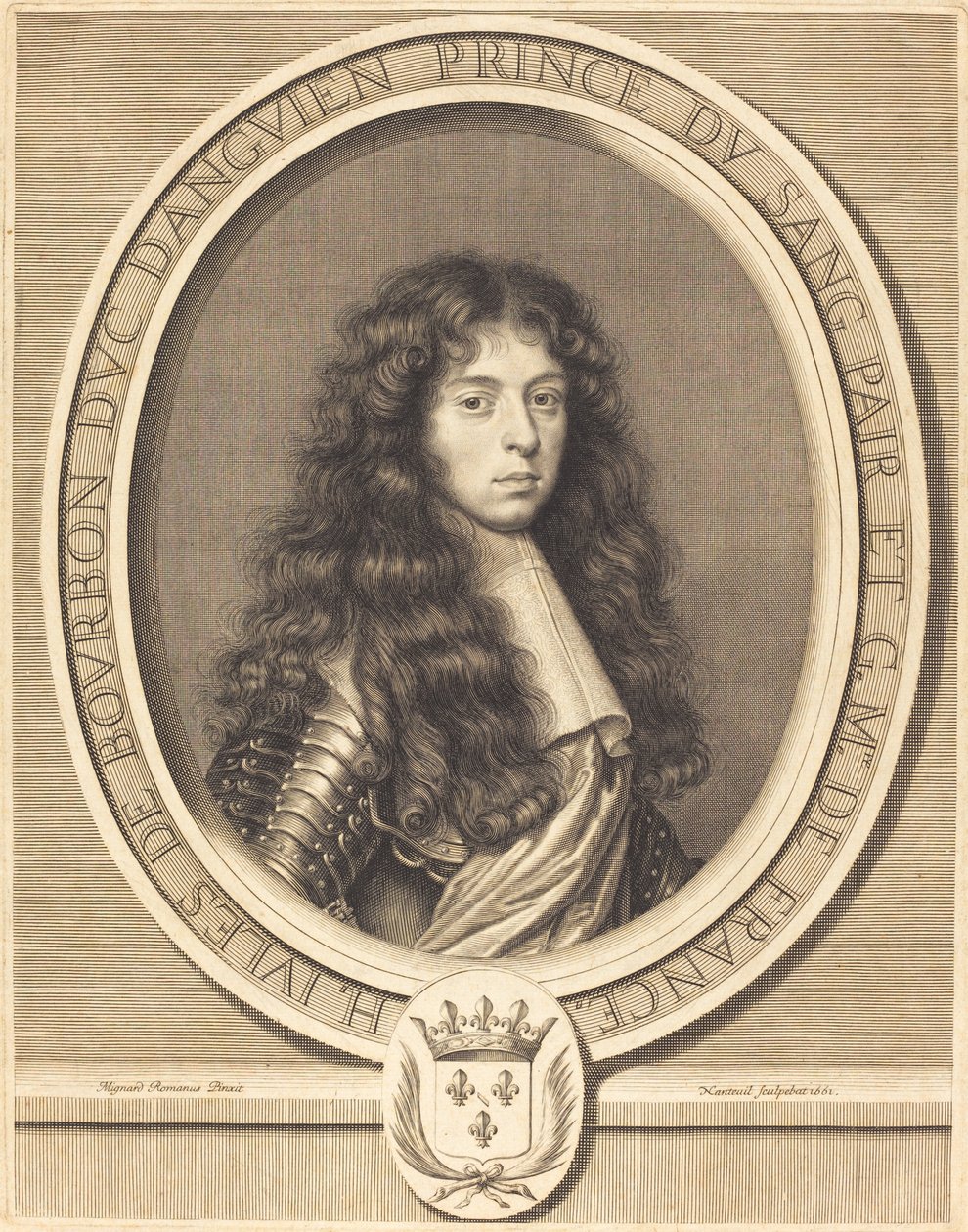 Jules, Duque de Enghien de Robert Nanteuil after Pierre Mignard I