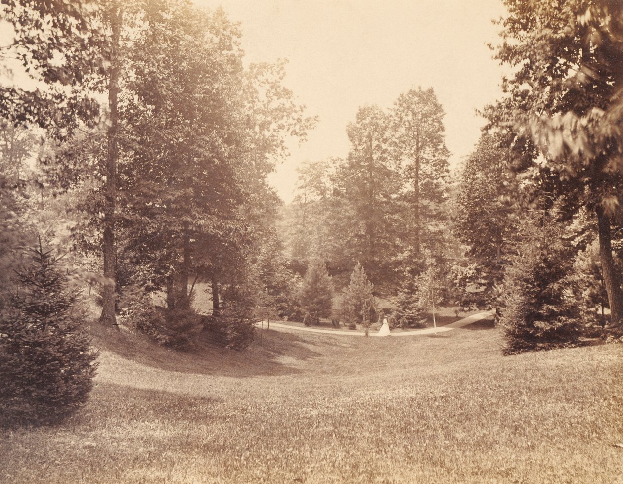 Clarence Howard Clark Estate, de la carpeta "Views at Chestnutwold" (Vistas de Chestnutwold) de Robert Newell