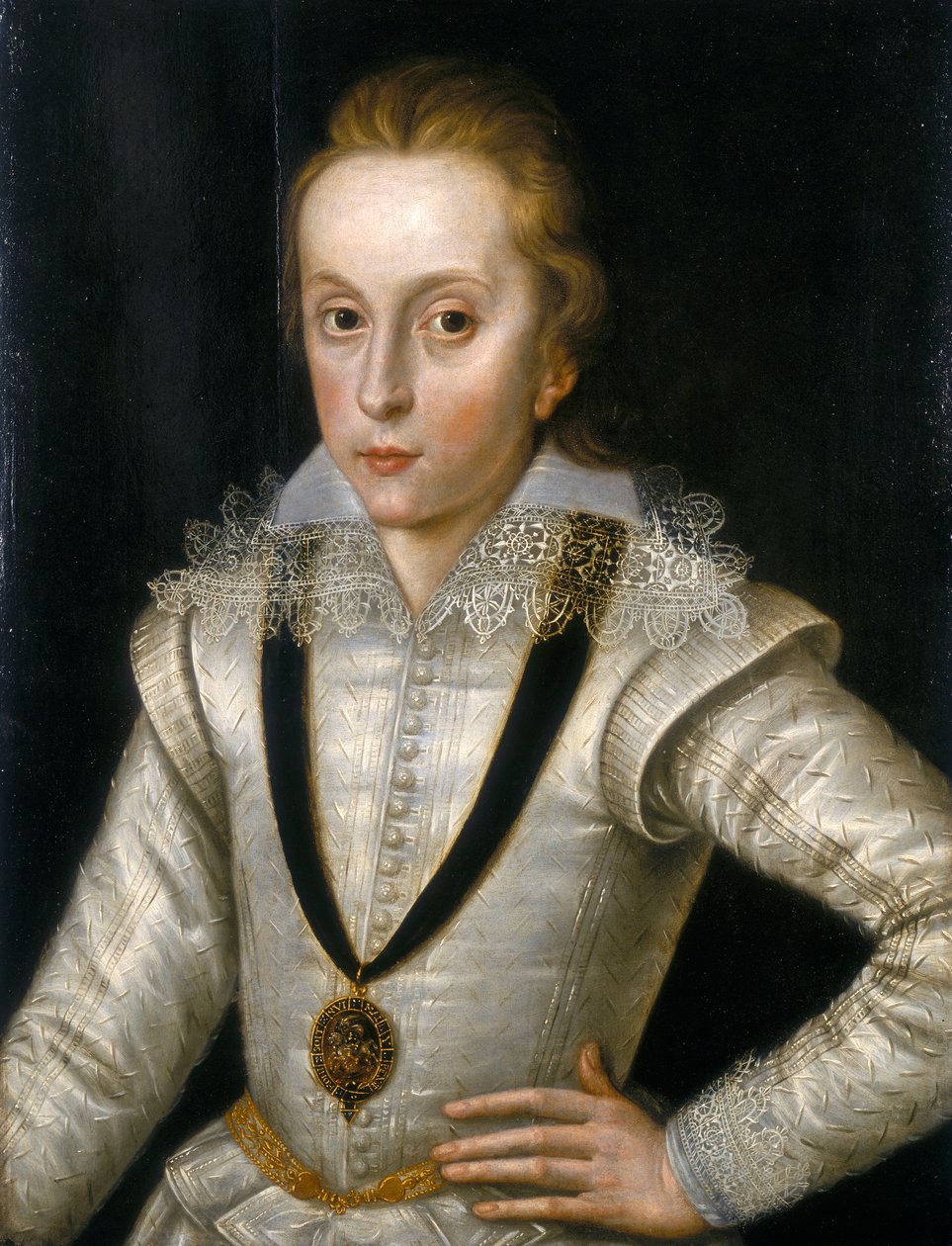 Retrato de Henry Frederick, Príncipe de Gales de Robert Peake I