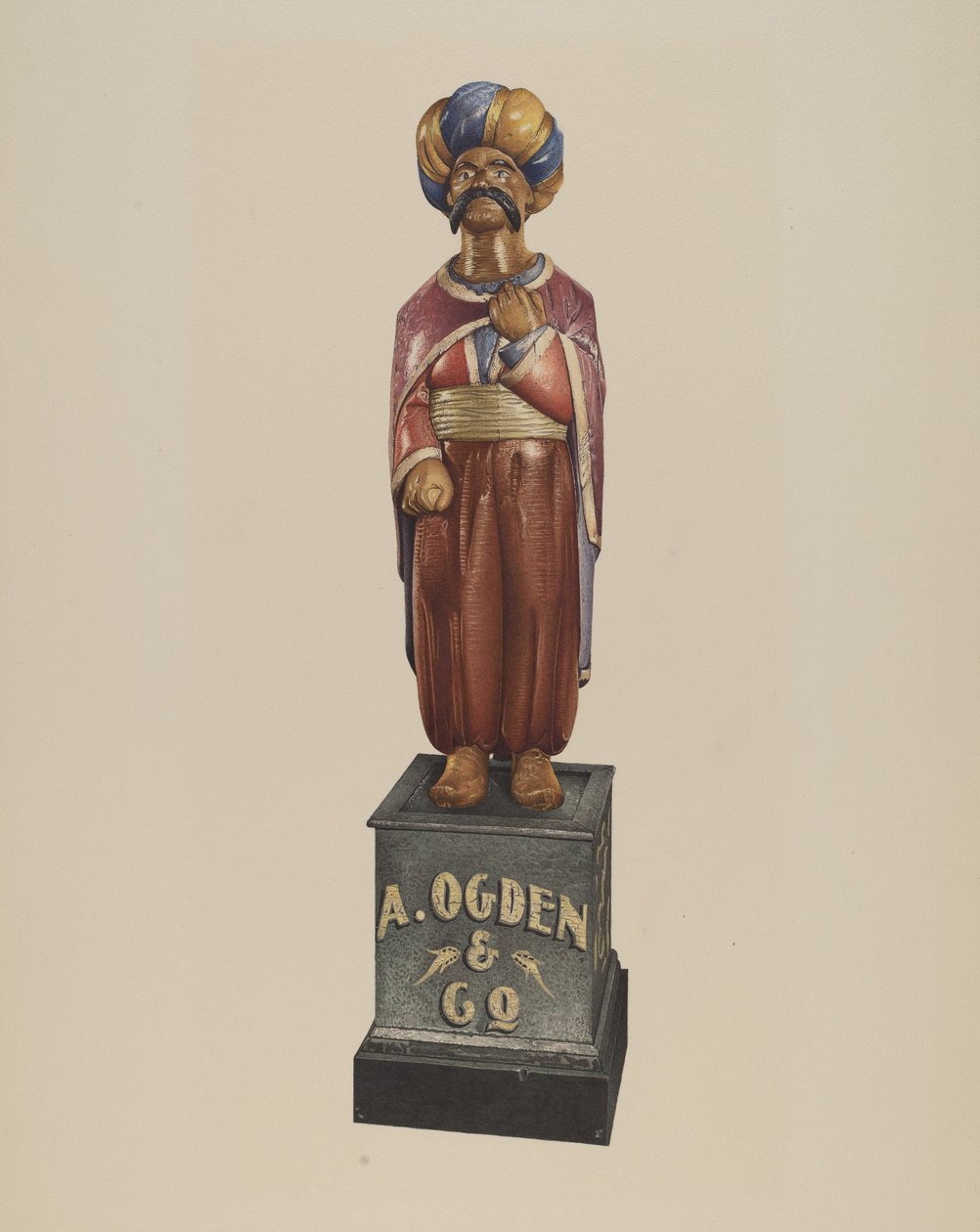 Figura de tienda de cigarros de Robert Pohle