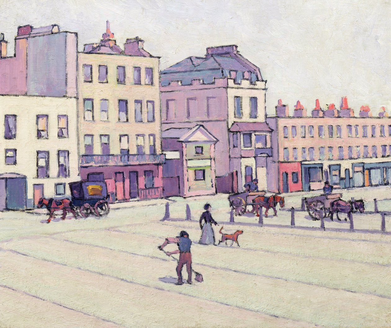 La casa de pesaje, mercado de Cumberland, c.1914 de Robert Polhill Bevan