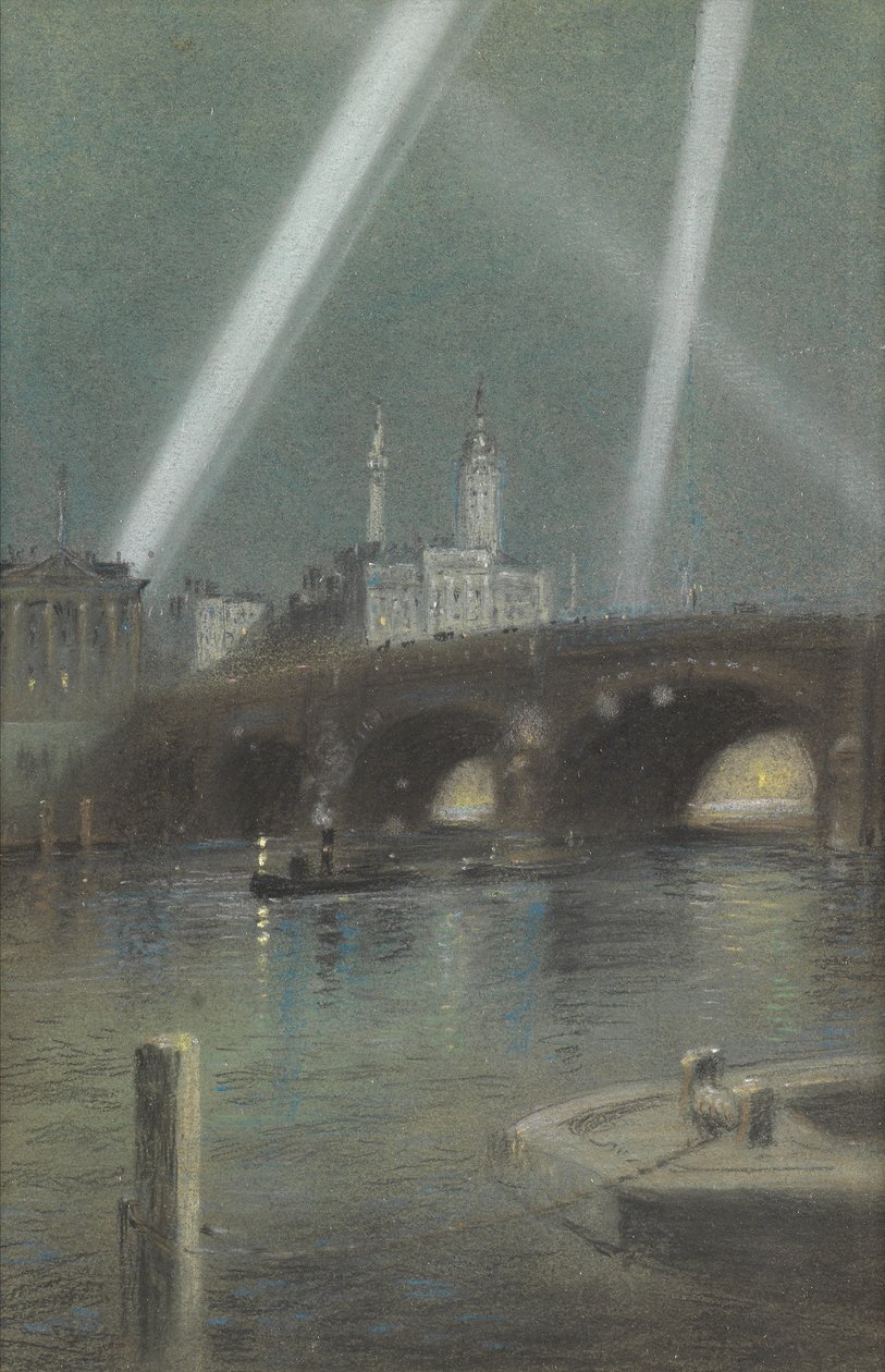 Focos de guerra sobre el puente de Londres de Robert Randoll