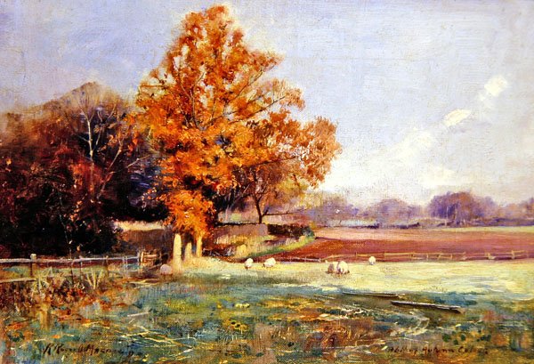 A Bit of Colour, Mull (óleo sobre lienzo) de Robert Russell MacNee