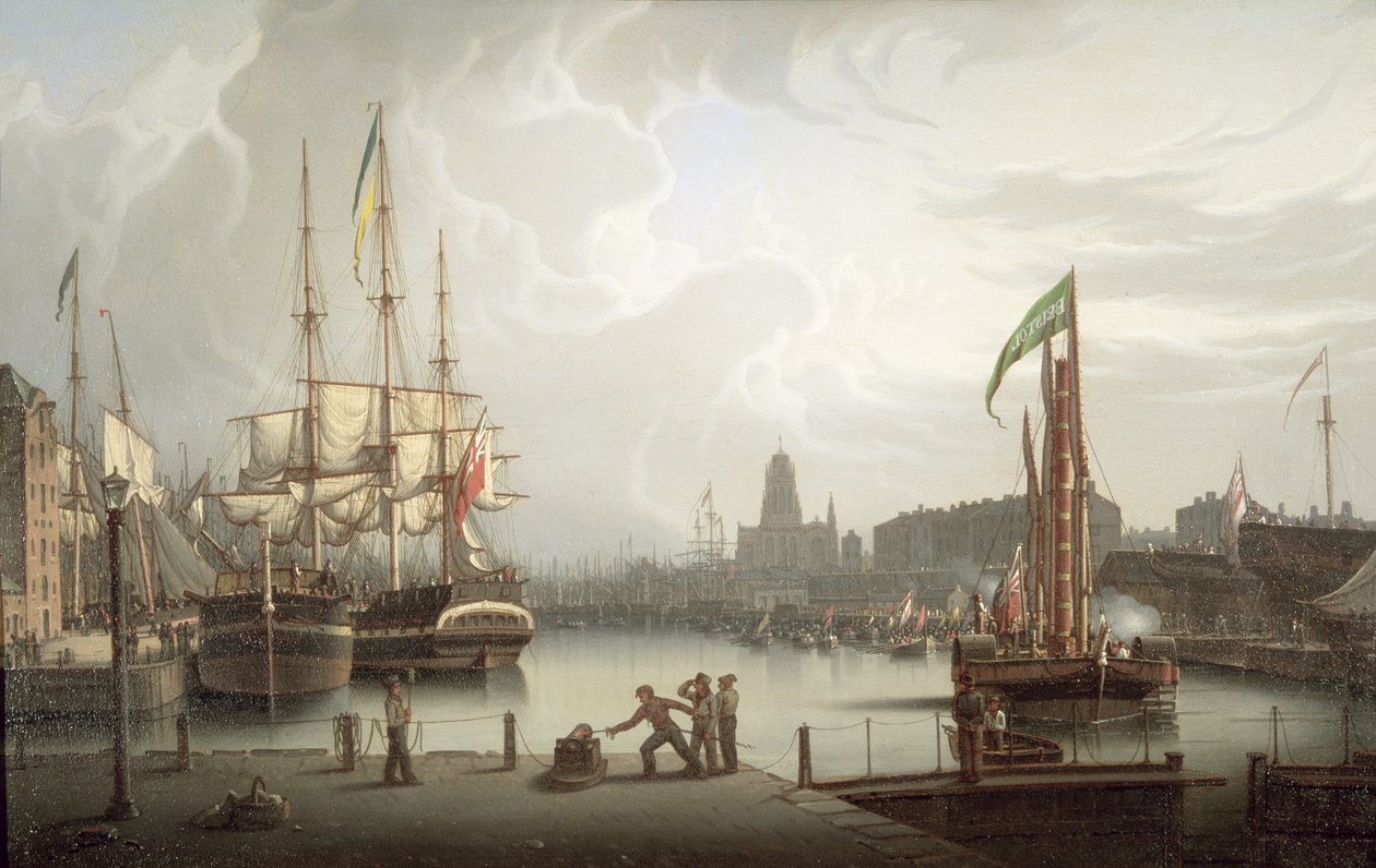Ceremonia de inauguración del muelle, Bristol de Robert Salmon