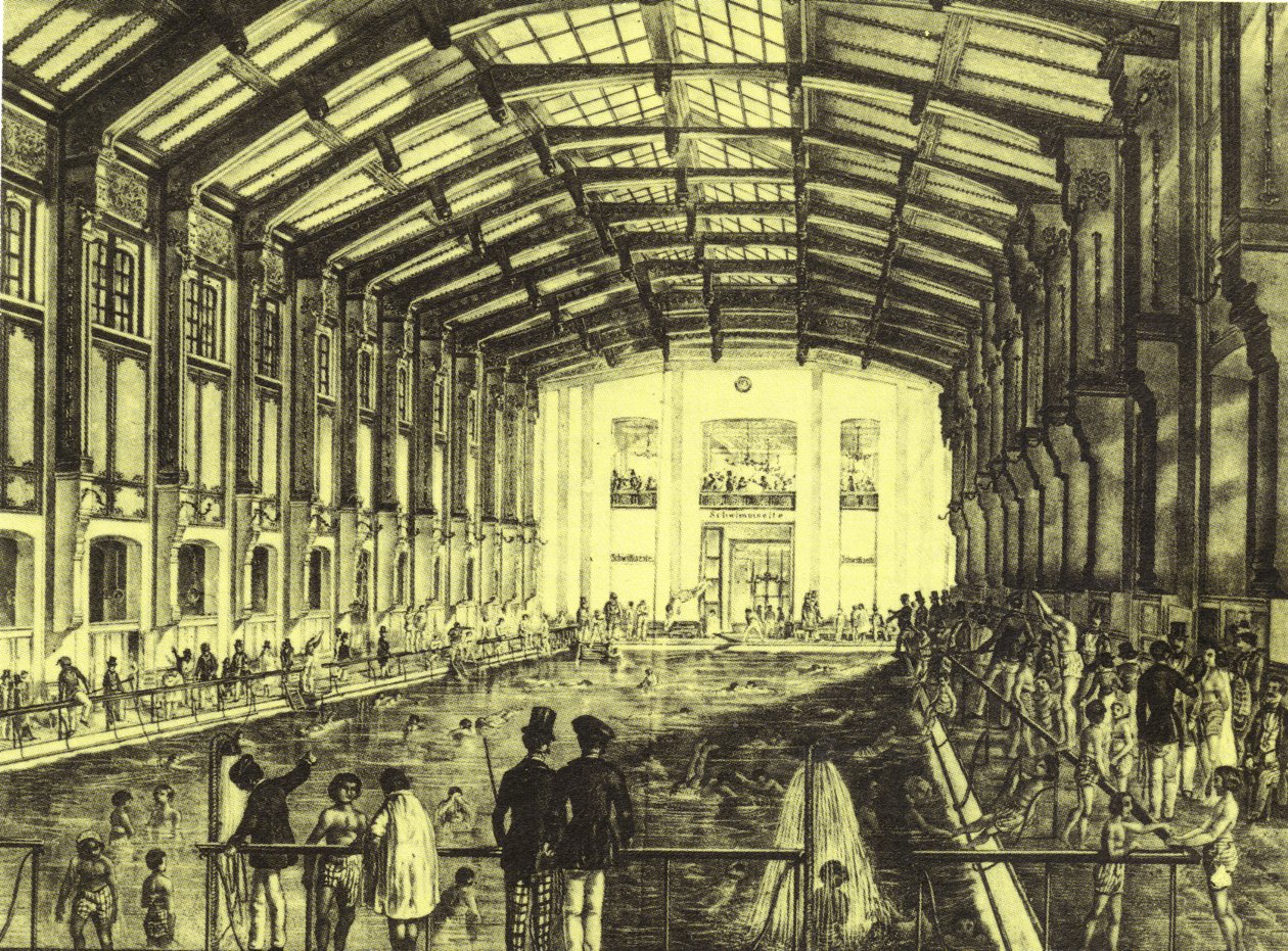 Piscina cubierta y salón de baile Sophienbad, Viena de Robert Schediwy