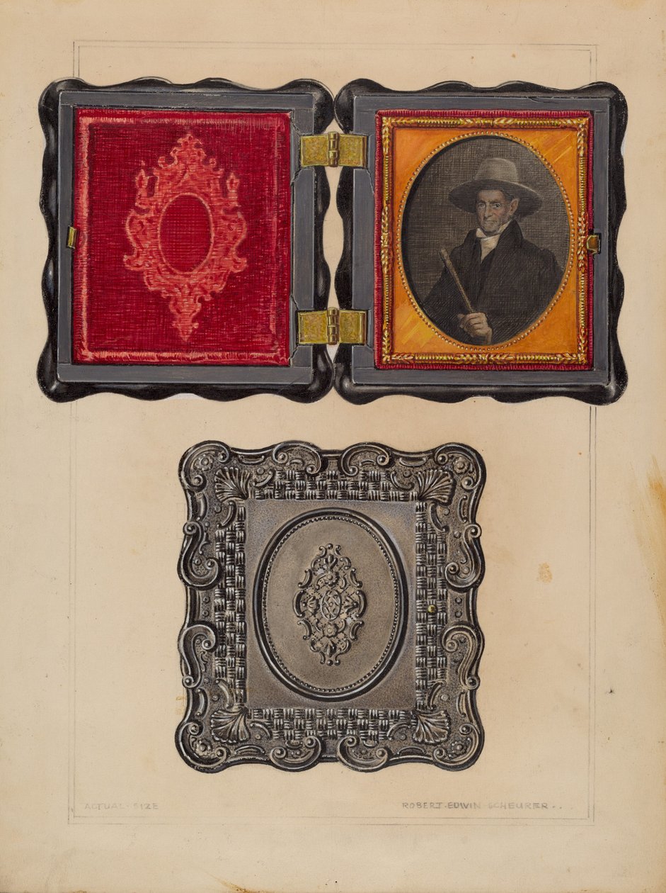 Estuche de daguerrotipo de Robert Schuerer