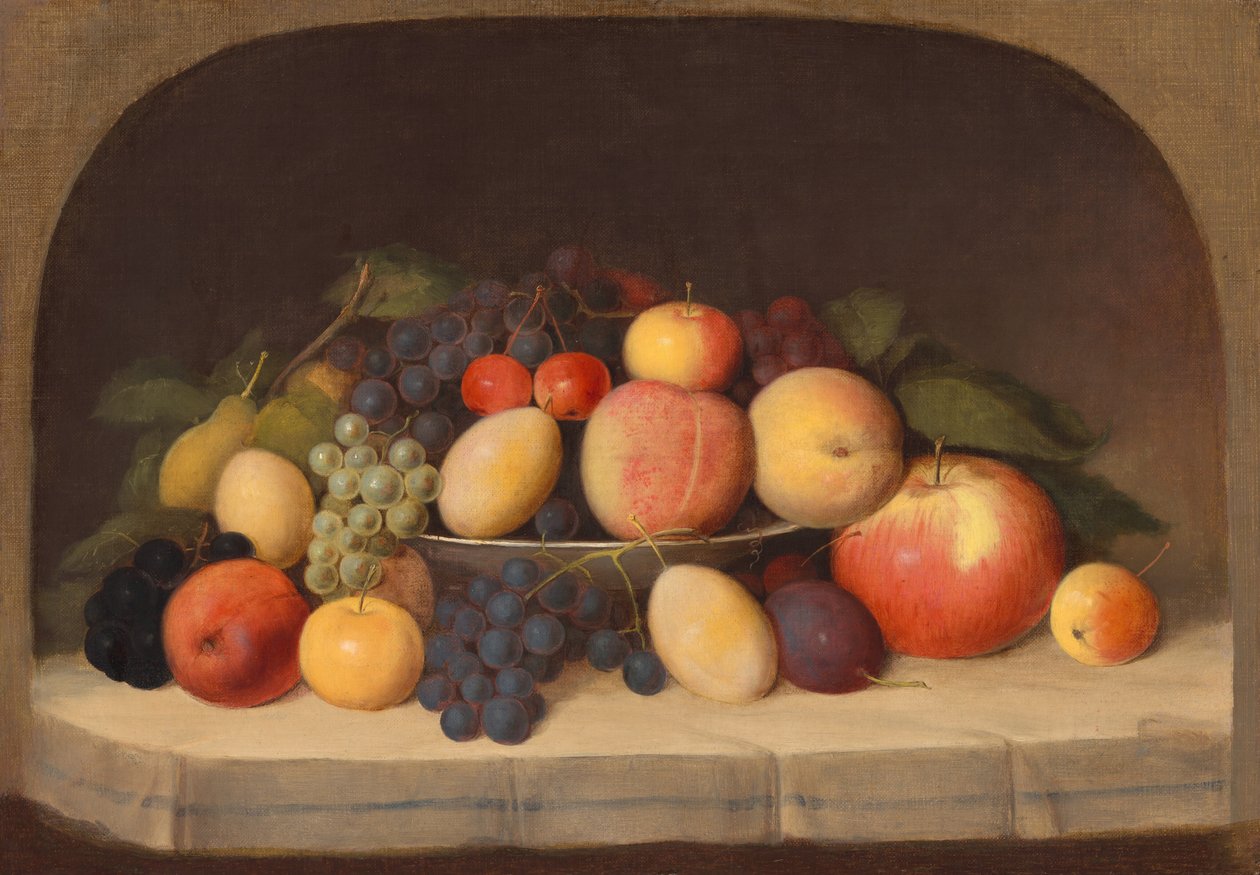 Naturaleza muerta con frutas de Robert Seldon Duncanson