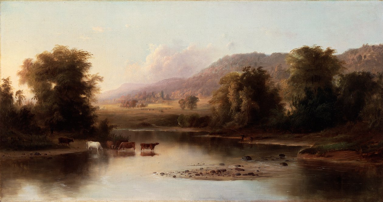 Vista del río Santa Ana de Robert Seldon Duncanson