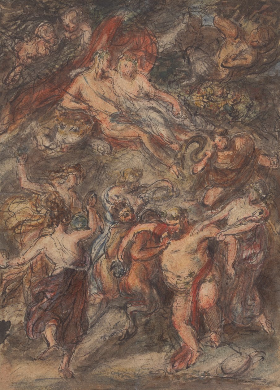 Escenas de Bachanalia de Robert Smirke