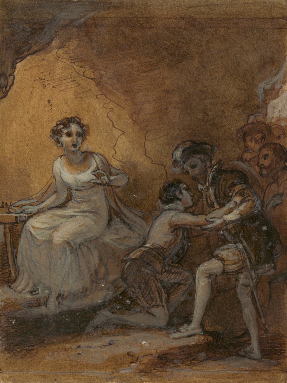 Ferdinand se reúne con su padre de Robert Smirke