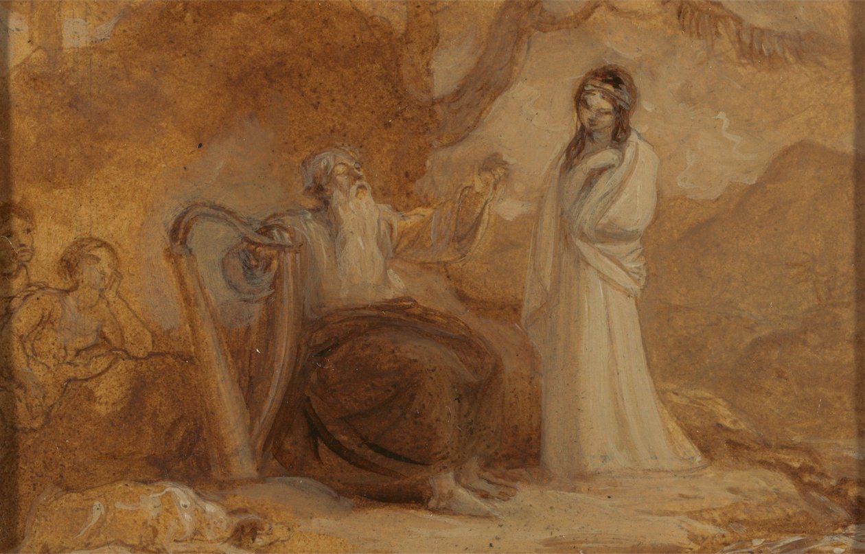 Ilustración para «El cuento de invierno» o «Cimbelino», de Shakespeare de Robert Smirke