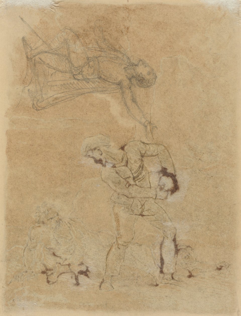 Stephano y Trinculo con Caliban de Robert Smirke