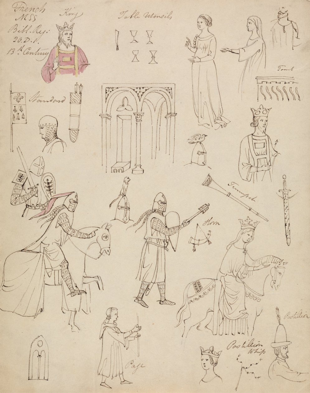 Estudios a partir de un Registro Bíblico MSS francés de Robert Smirke
