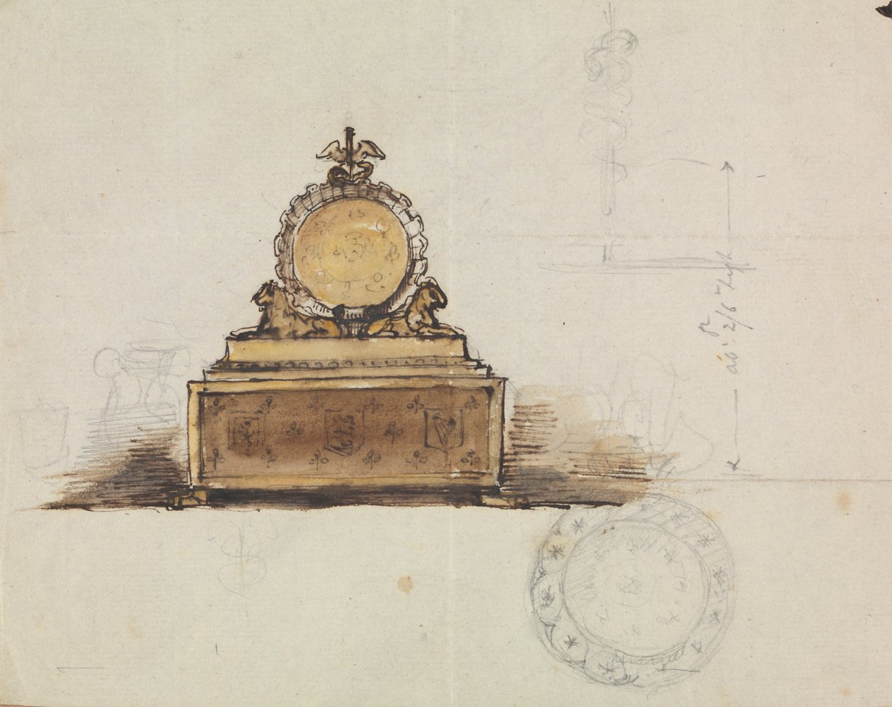 Estudio para un mueble de Robert Smirke
