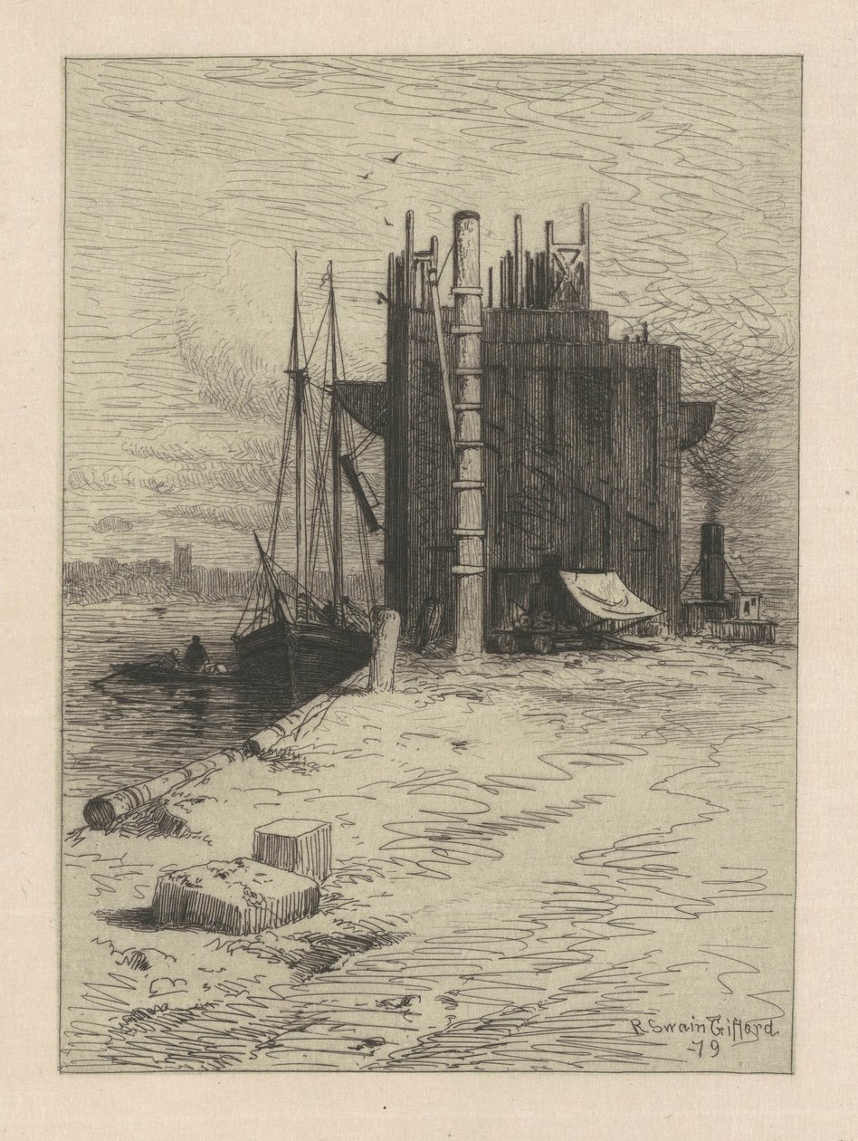Depósitos de carbón en New Bedford de Robert Swain Gifford