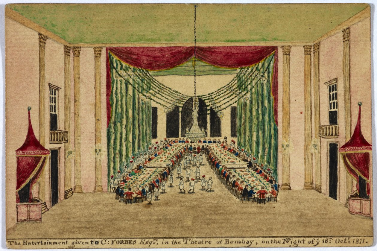 El espectáculo ofrecido a C. Forbes esquire en el teatro de Bombay la noche del 16 de octubre de 1811. de Robert Temple