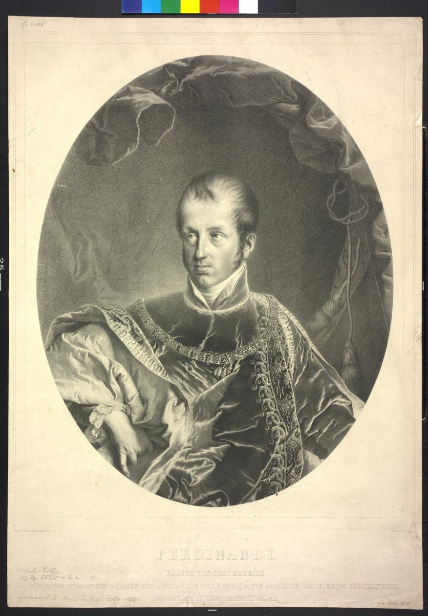 Rey de Hungría y Bohemia Fernando I Emperador de Austria de Robert Theer