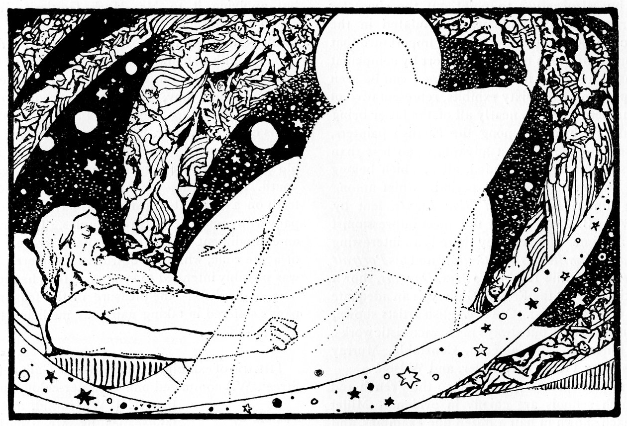 Dibujo para el Libro de Job de Robert Traill Rose