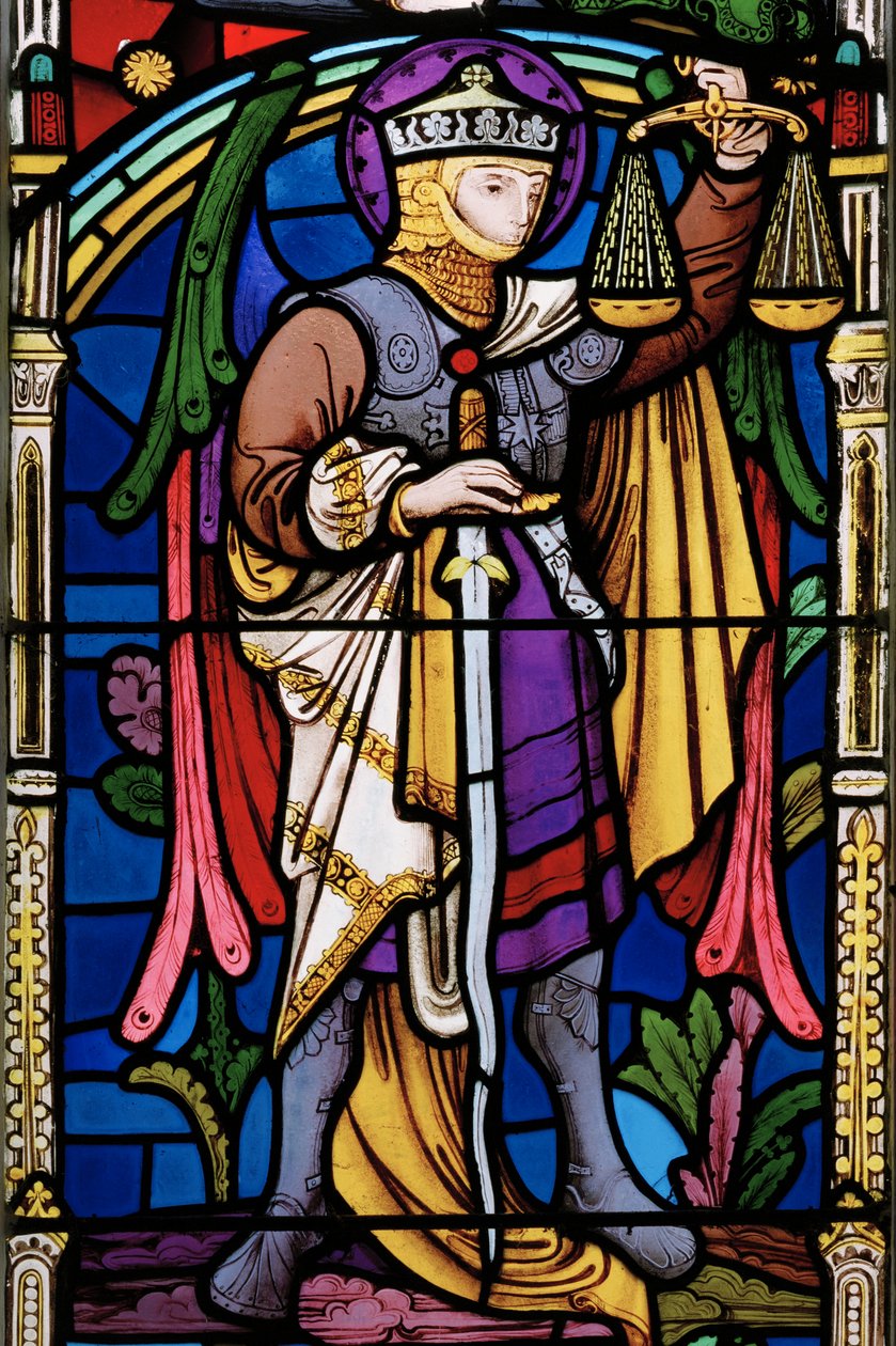 El Juicio Final (detalle de El Pesador de Almas) de Robert Turnill Bayne