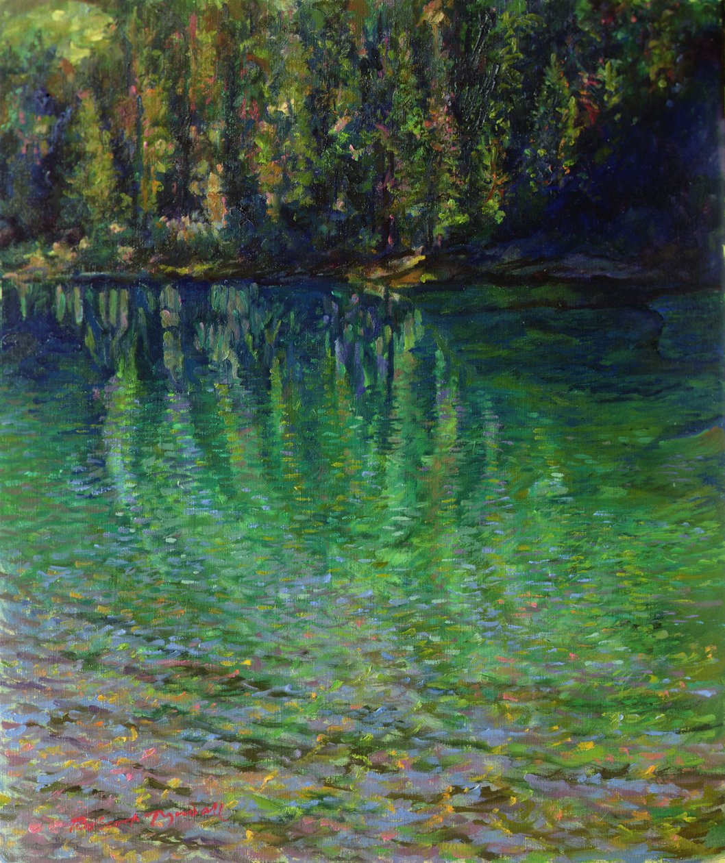 Lago del Poursolet, Altos Alpes, Francia de Robert Tyndall