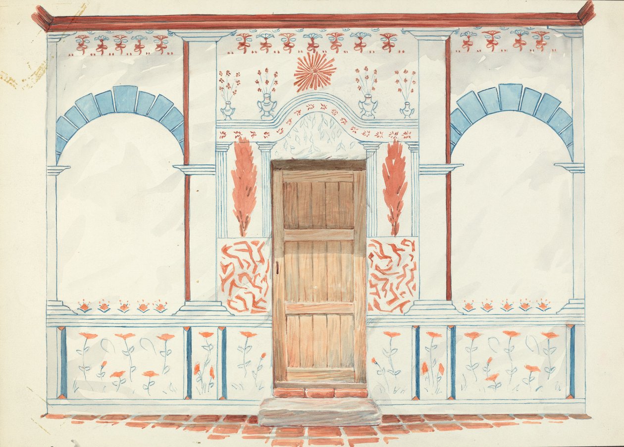 Dibujo de restauración de Robert W.R. Taylor