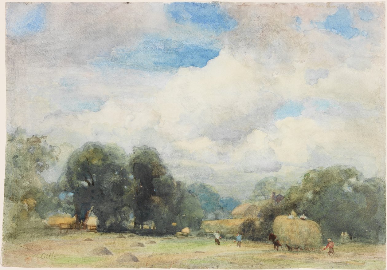 Haciendo heno en Herefordshire de Robert W. Little
