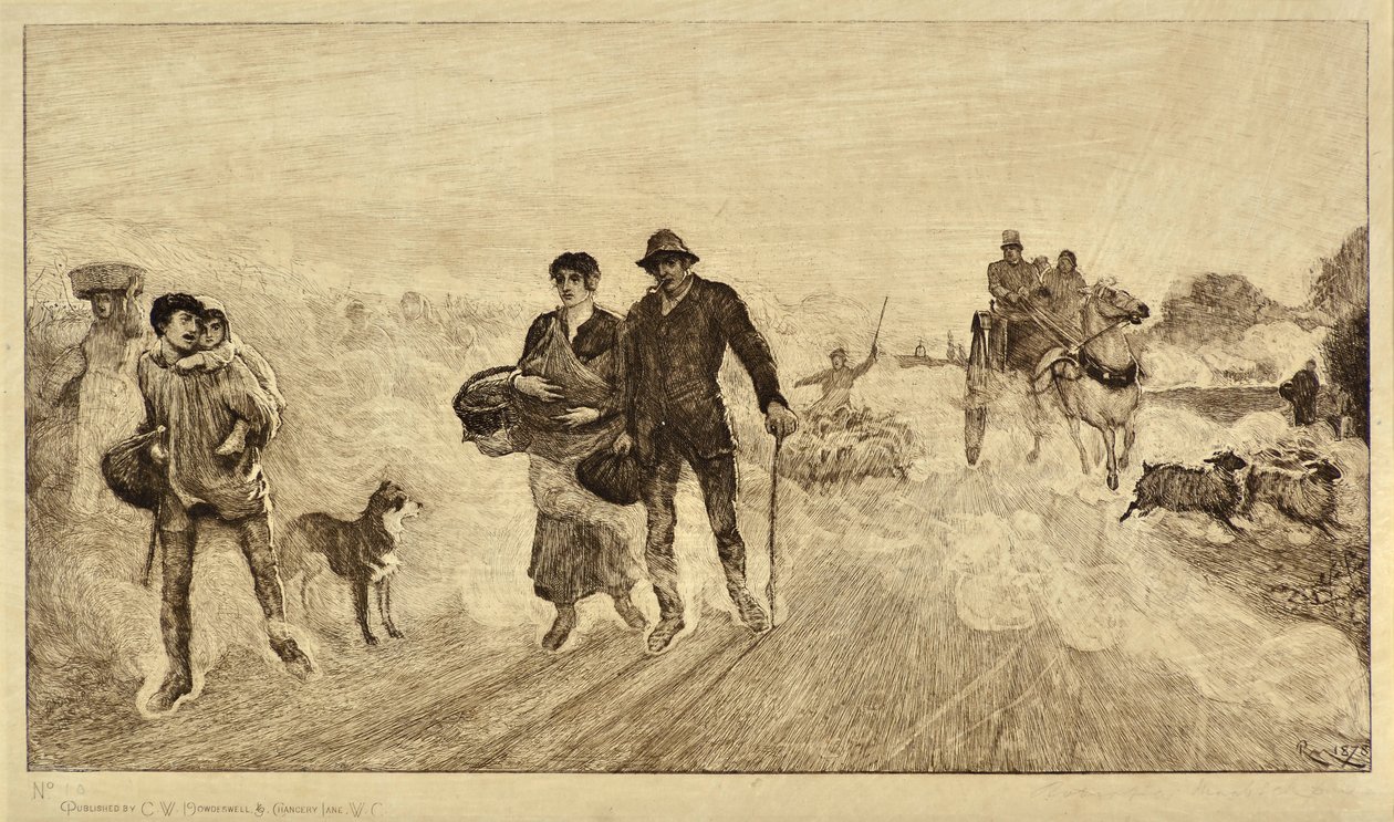 Regresando de la feria de St Neot de Robert Walker Macbeth
