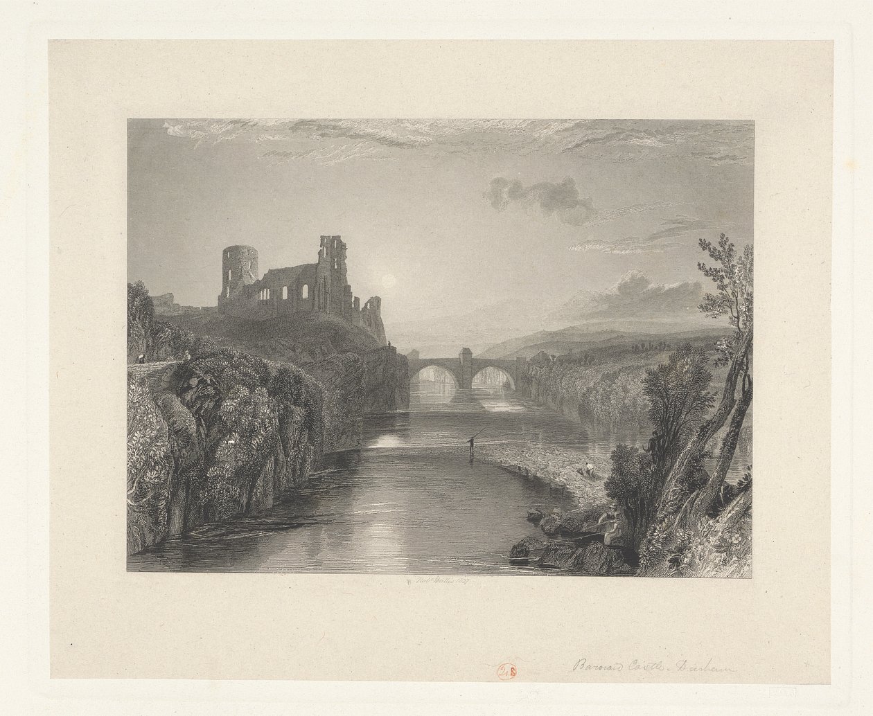 Castillo de Barnard, Durham de Robert Wallis