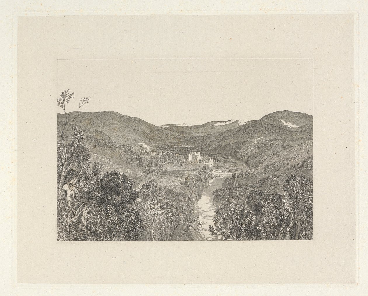 Abadía de Buckfastleigh, Devonshire de Robert Wallis
