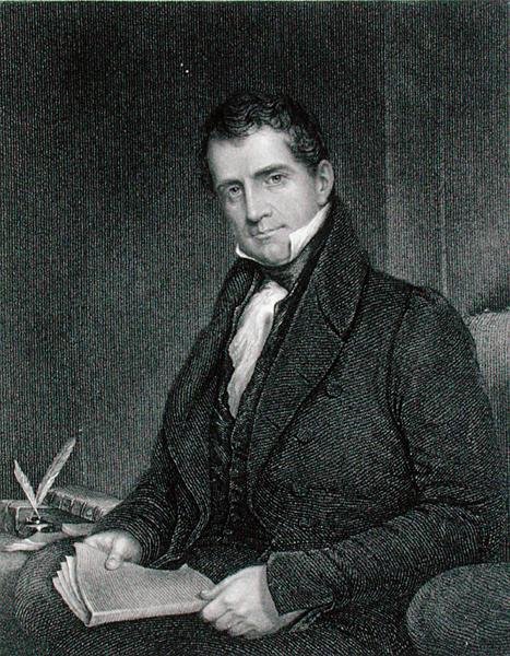 Theodoric Romeyn Beck (1791-1855) grabado por John Francis Eugene Prud