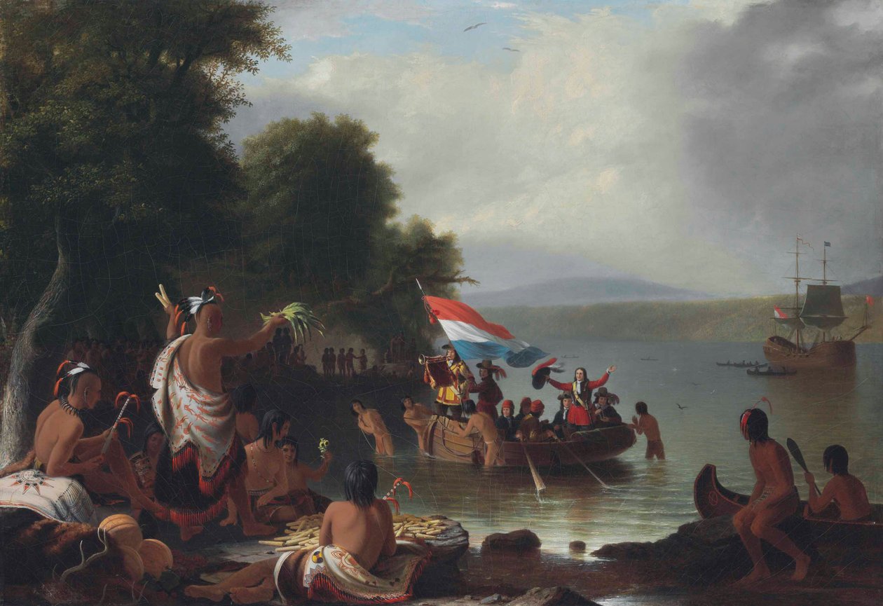 Desembarco de Henry Hudson de Robert Walter Weir