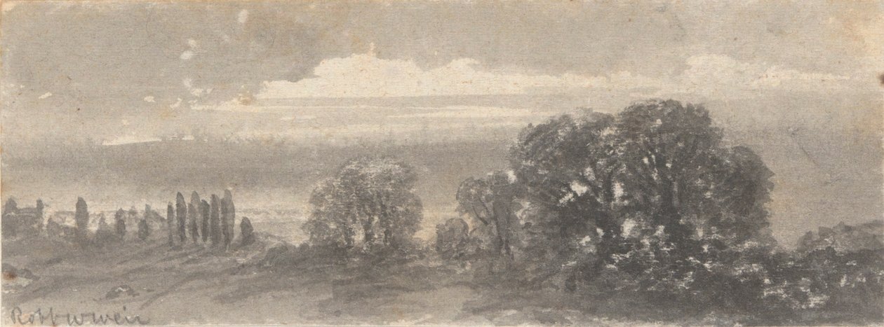 Paisaje - Arboles de Robert Walter Weir