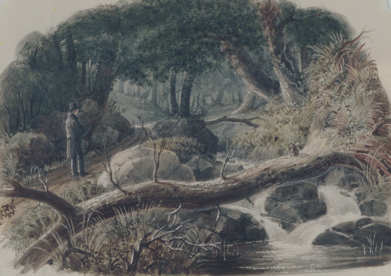 La entrada a un bosque de Robert Walter Weir