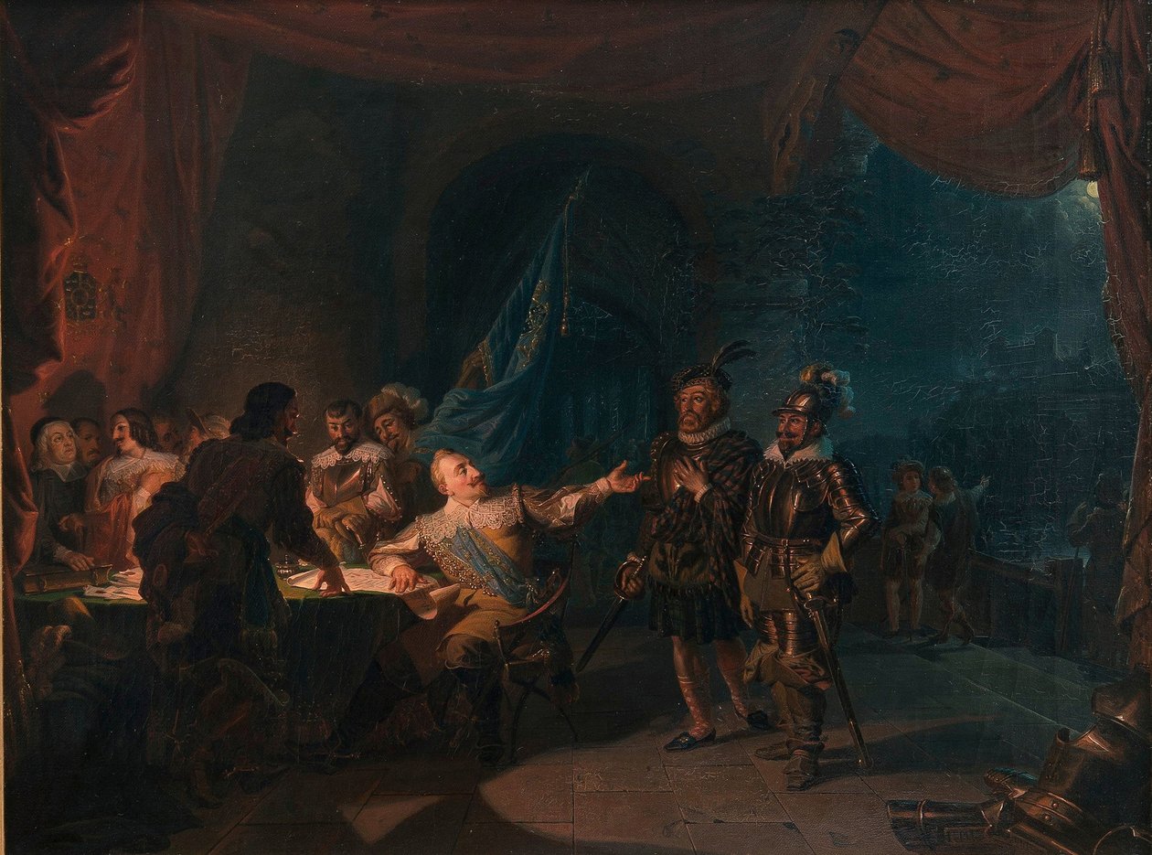 Gustavo II Adolfo de Suecia en Wurzburgo de Robert Wilhelm Ekman