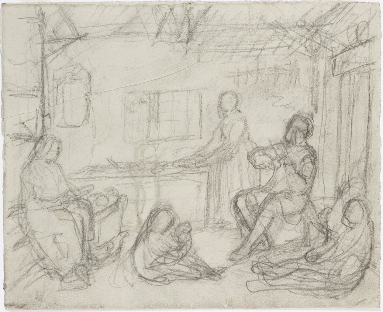 Personas en el interior de Robert Wilhelm Ekman