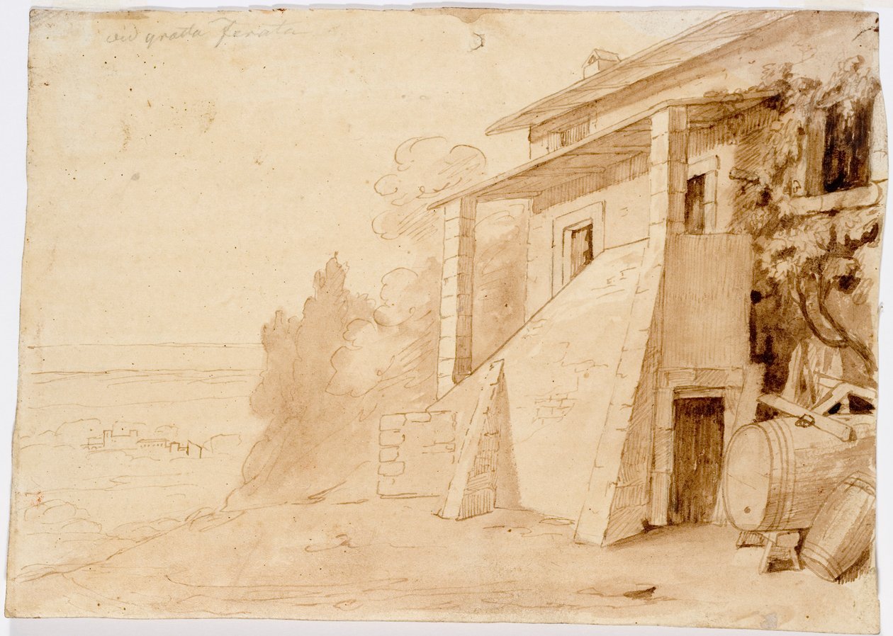 Paisaje, Grottaferrata de Robert Wilhelm Ekman