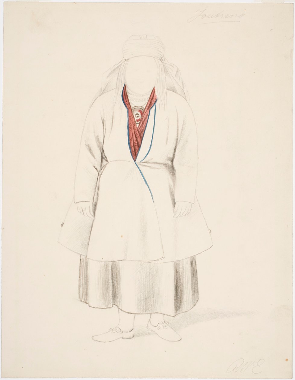 Campesina de pie de Joutseno de Robert Wilhelm Ekman