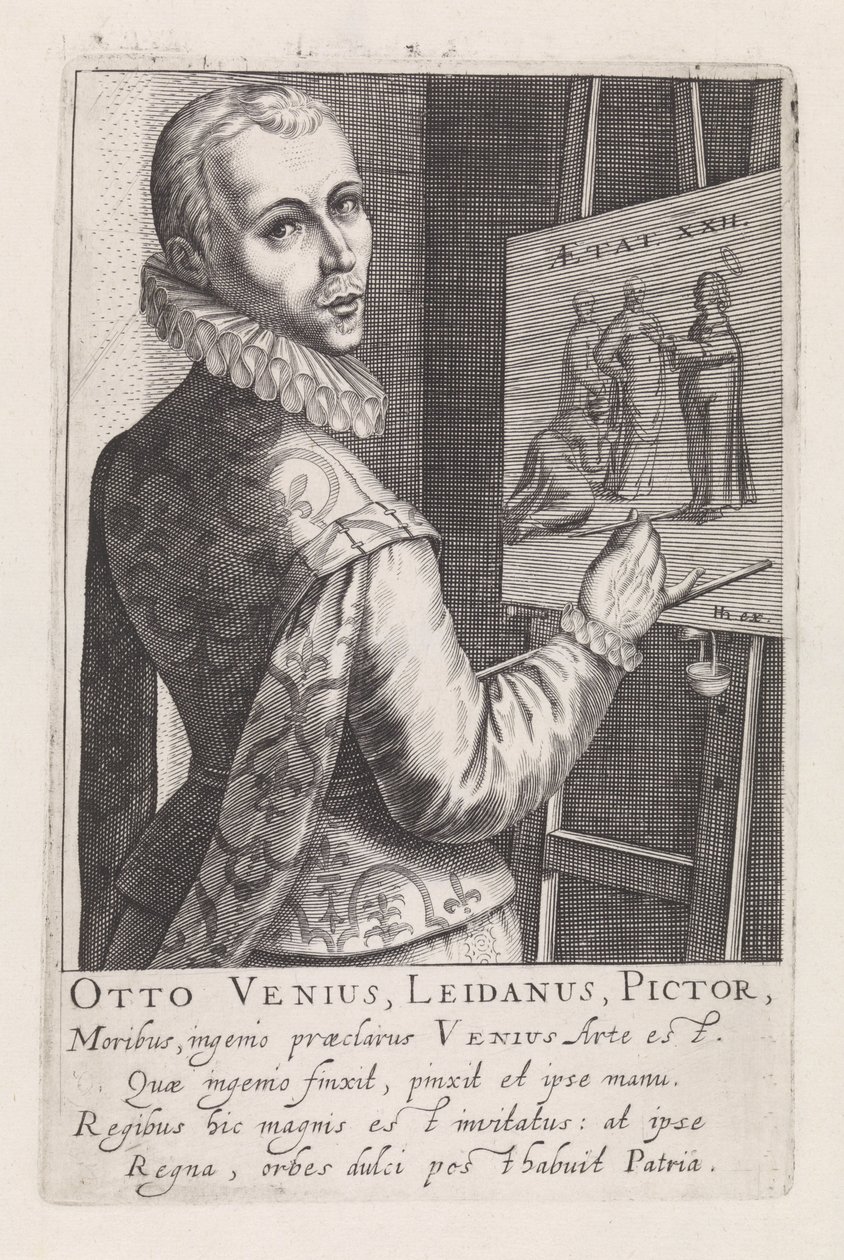 Retrato de Otto van Veen de Robert Willemsz de Baudous