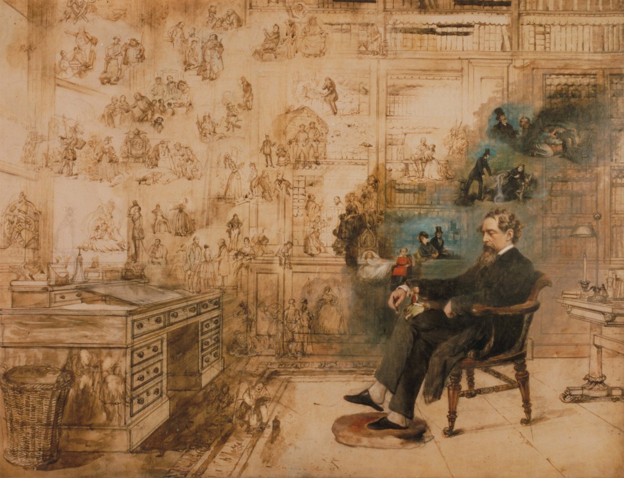 Sueño de Dickens de Robert William Buss