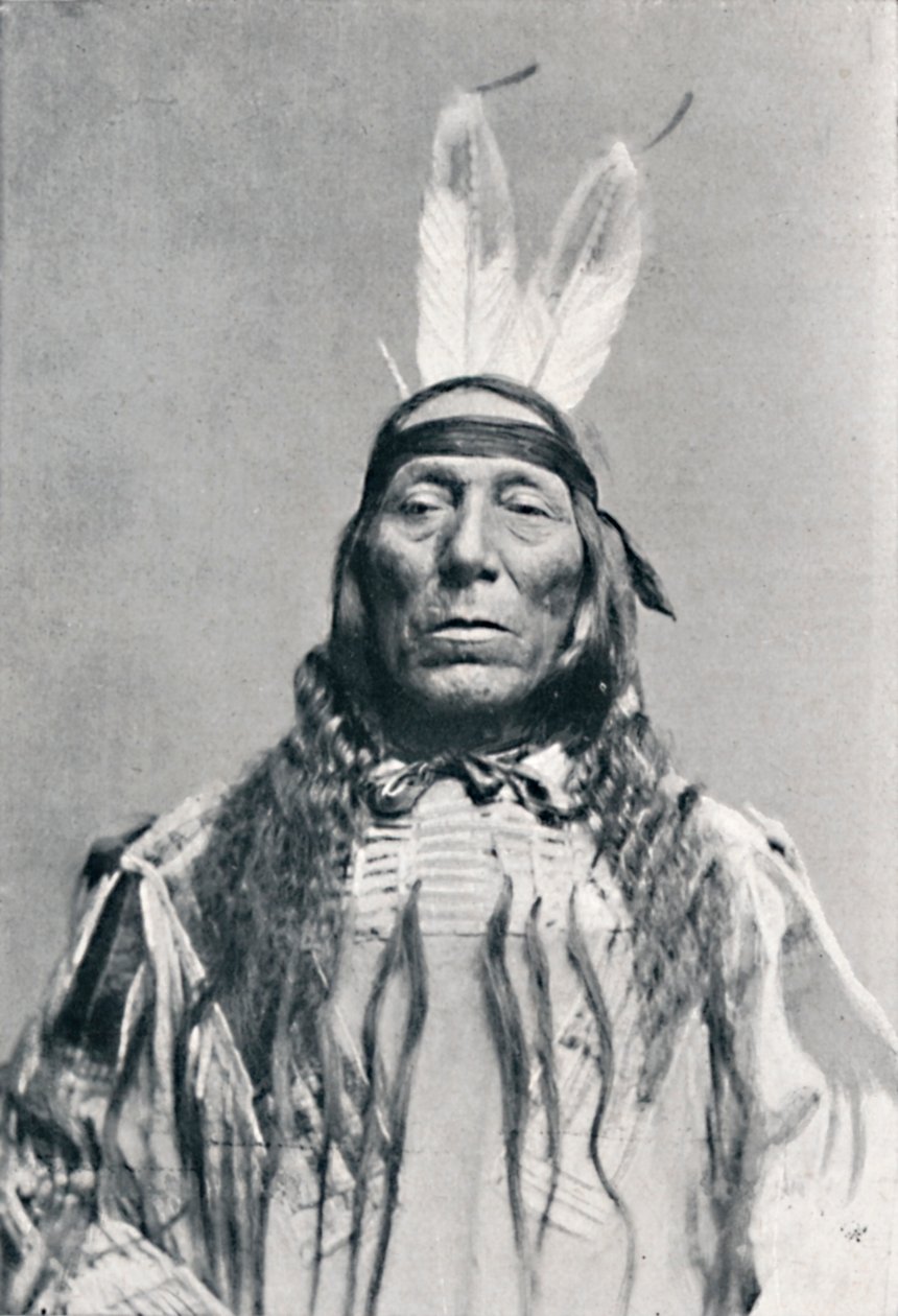 Vista frontal de un Indio Sioux, 1912 de Robert Wilson Shufeldt