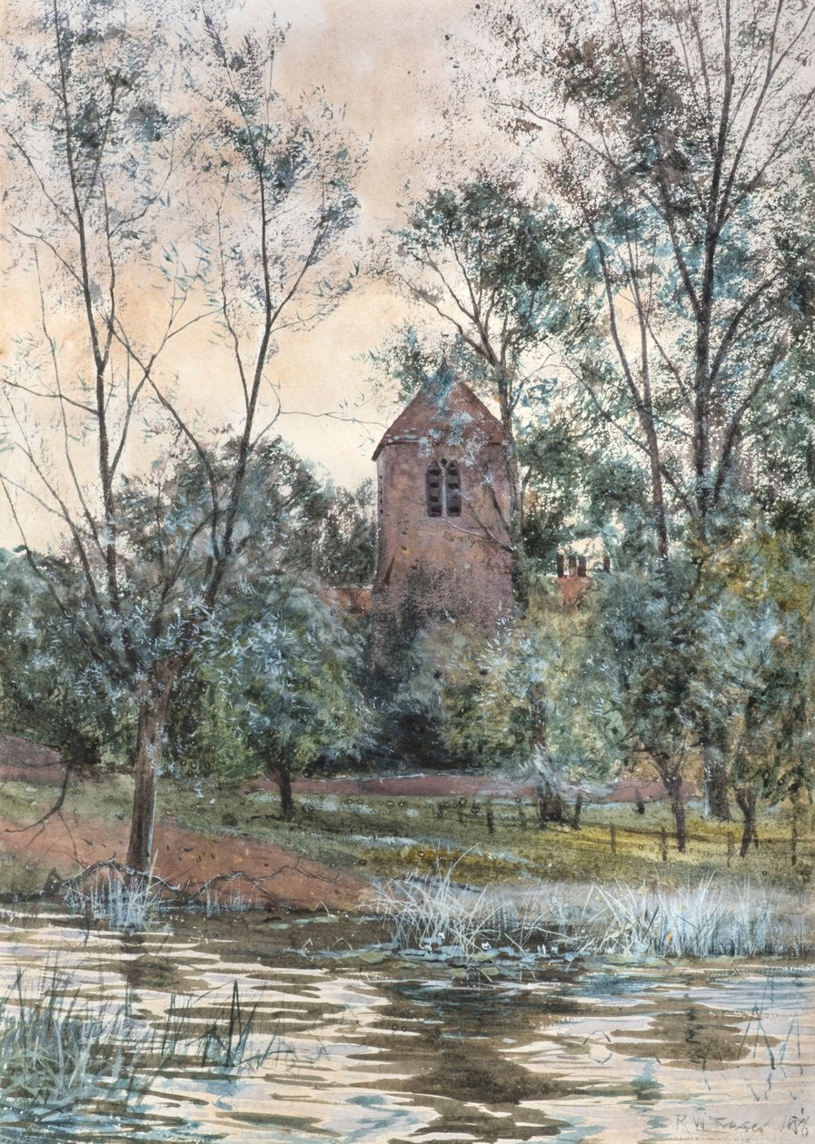 La iglesia junto al estanque de Robert Winchester Fraser