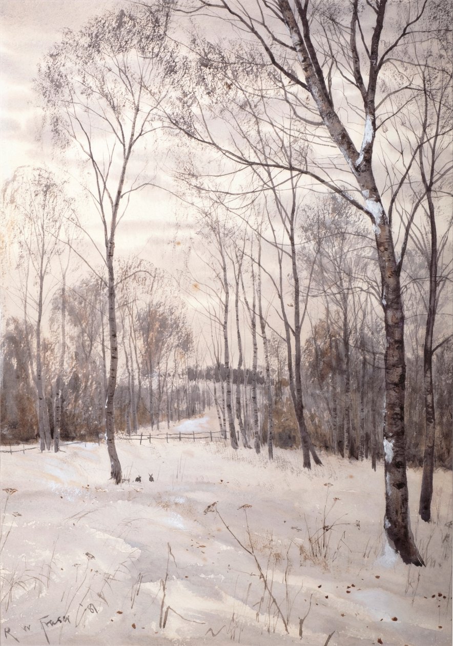 El bosque de invierno de Robert Winchester Fraser