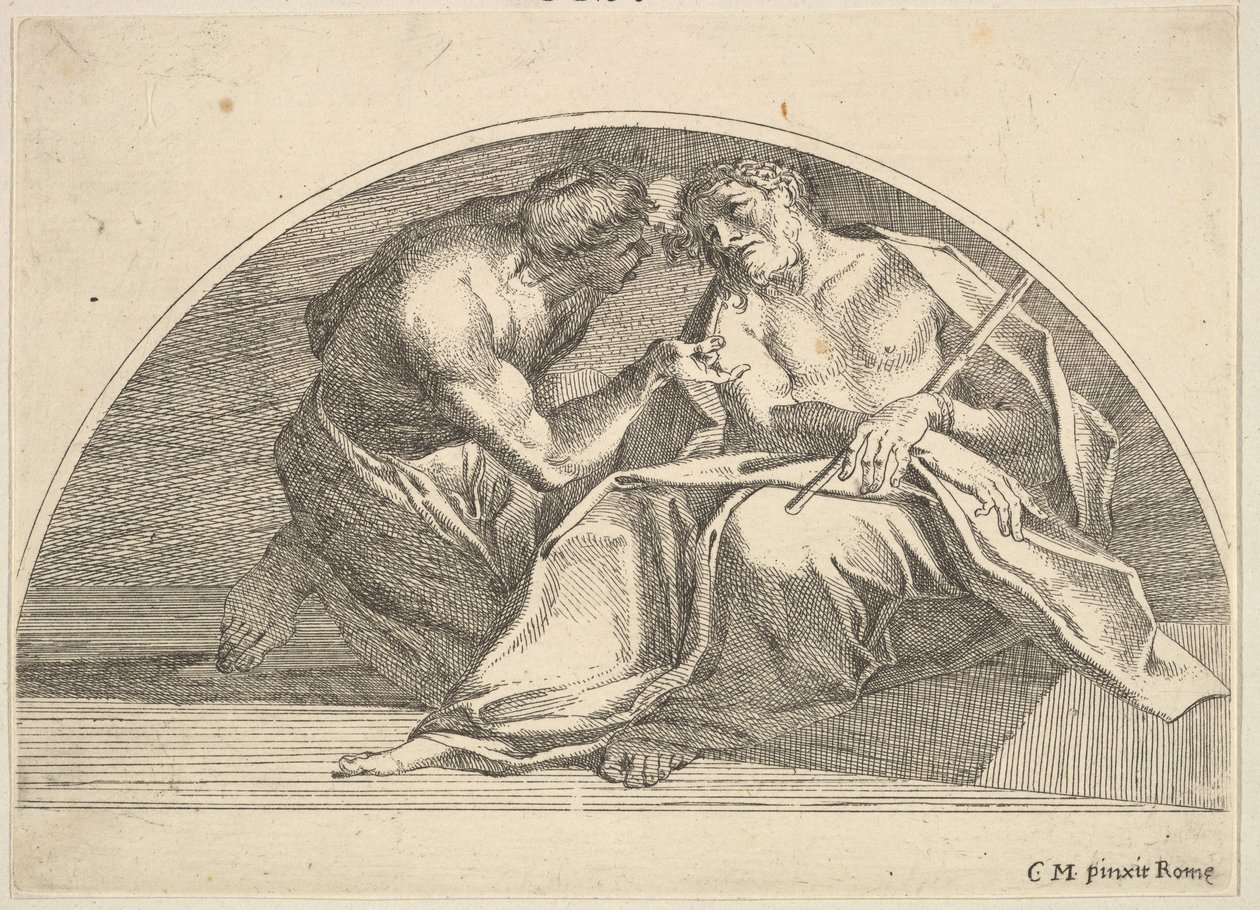 La burla de Cristo, 1680-1743 de Robert van Audenaerde