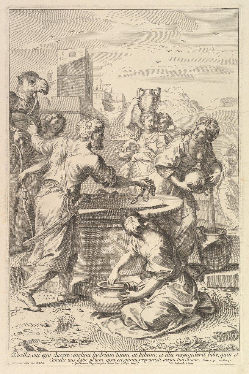 Rebeca y Eliezer de Robert van Audenaerde