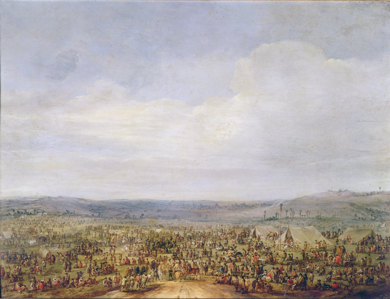 Campamento militar de Robert van den Hoecke