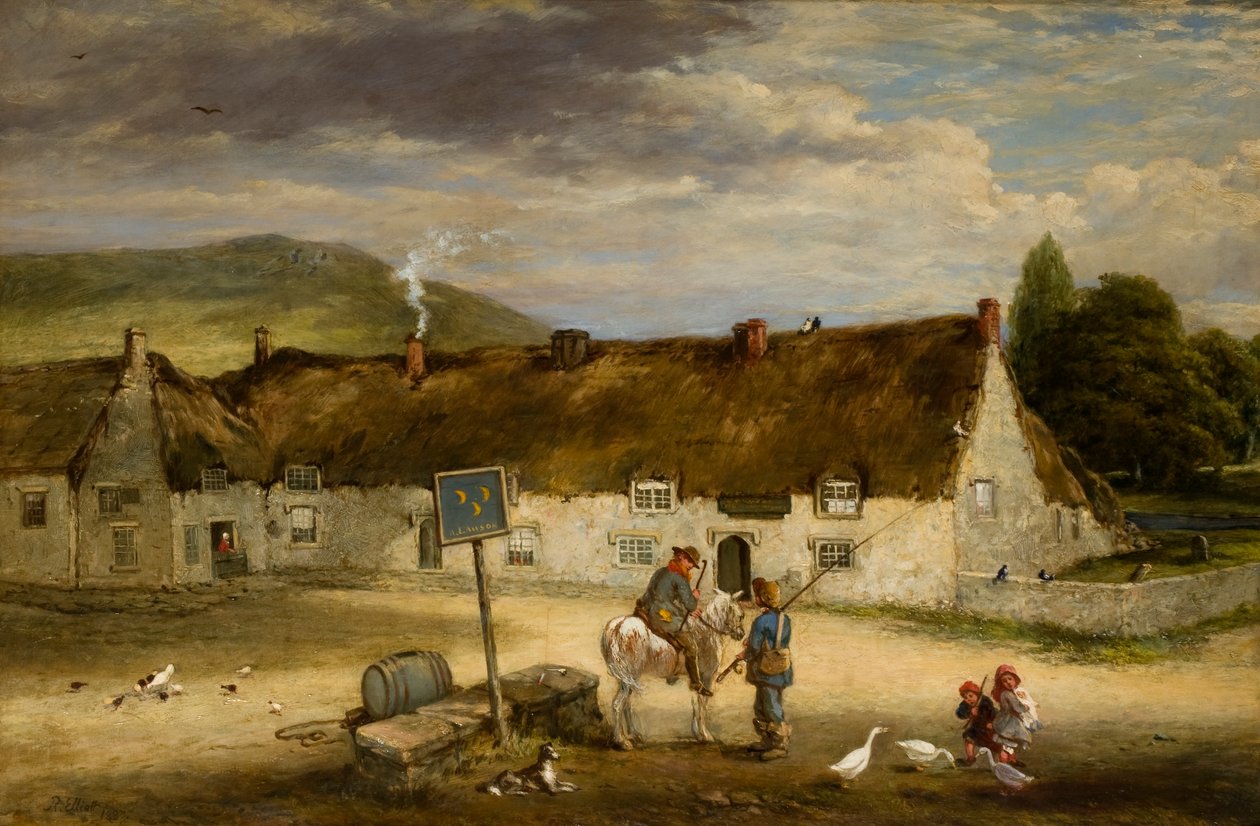 Las tres medias lunas, Rothbury, 1887 de Robinson Elliott