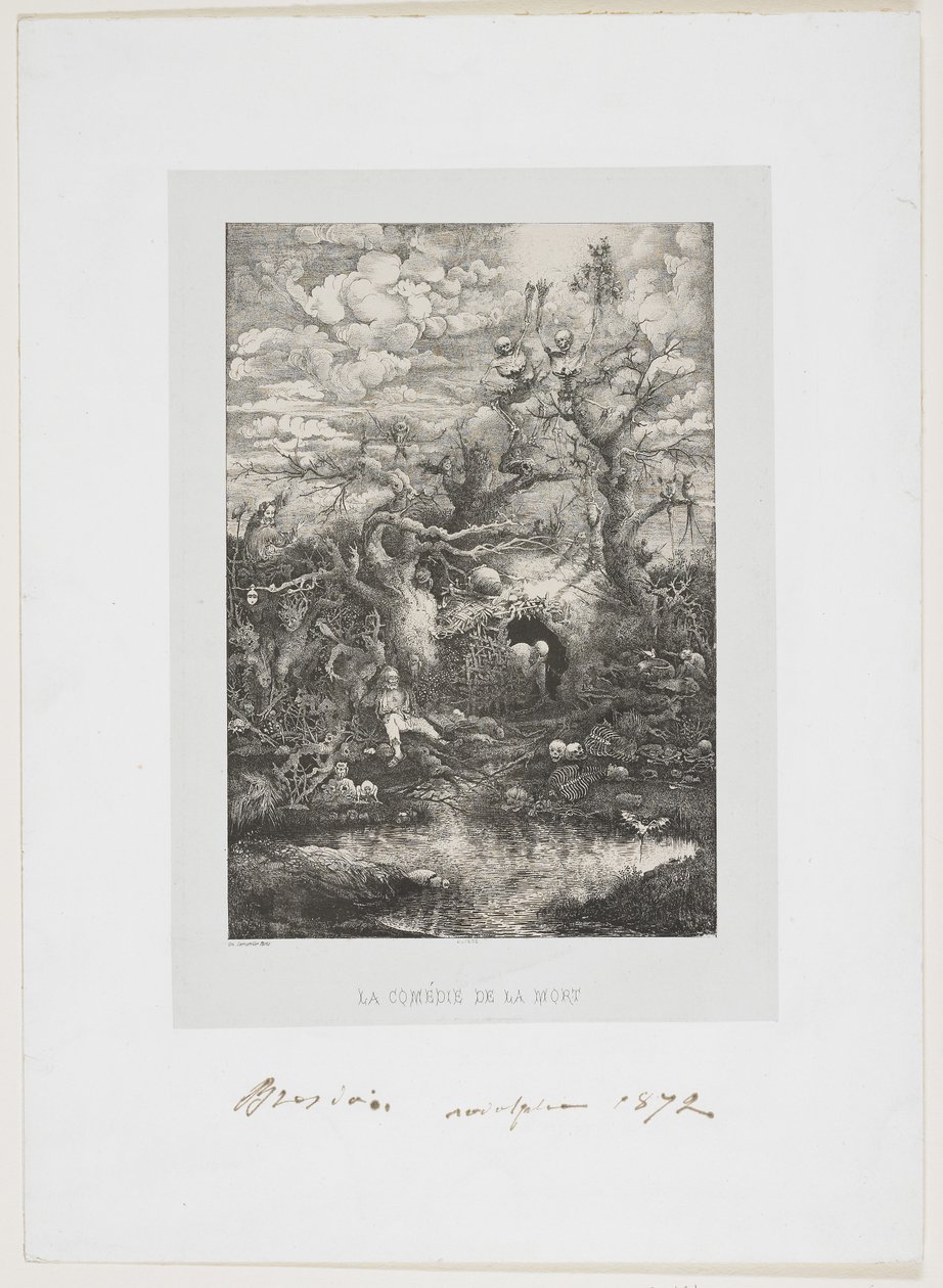 La Comedia de la Muerte, 1854 de Rodolphe Bresdin